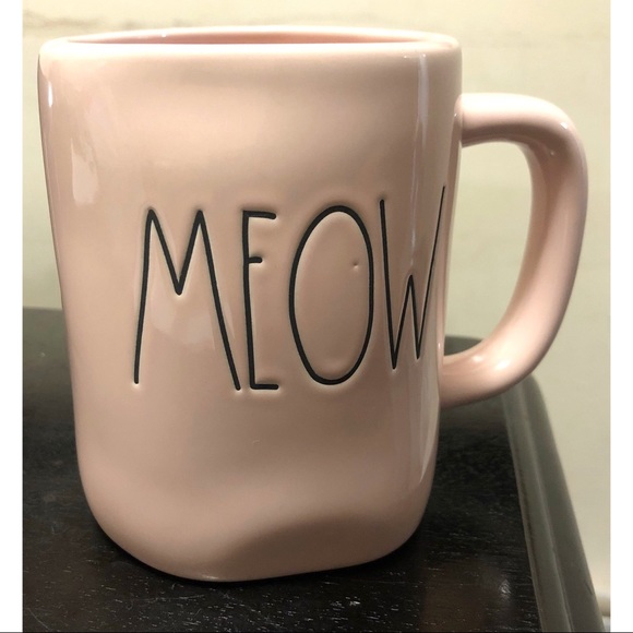 Rae Dunn Other - Rae Dunn Pink Meow Mug